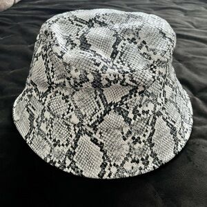 Urban Outfitters Snakeskin Bucket Hat